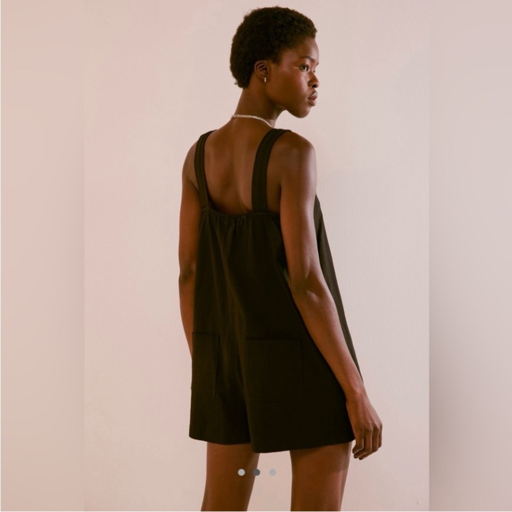 Free People Nichola Romper in Black - Picture 3 of 7
